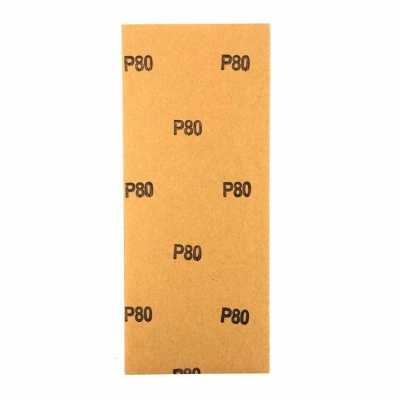 Шлифлист на бумажной основе, P 80, 115 х 280 мм, 5 шт, водостойкий Matrix Шлифовальные листы на бумажной основе фото, изображение